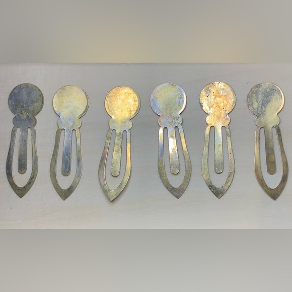 New vintage vintage metal bookmark (set of 3) prosperity longevity good luck - Picture 6 of 7